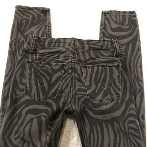 GIRLS 10, hudson jeans, gray animal